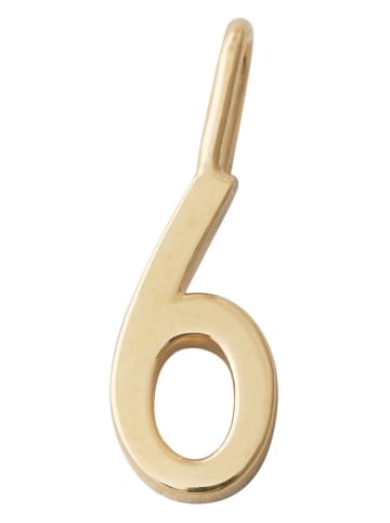 Design Letters Vergulde hanger "Lucky numbers"