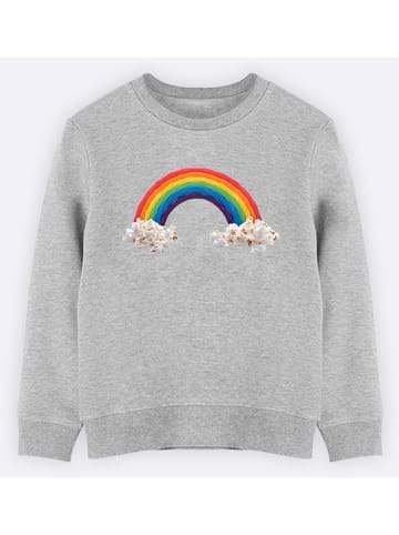 WOOOP Sweatshirt "Candy rainbow" in Grau