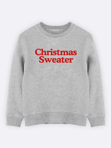 WOOOP Sweatshirt "Christmas Sweater" in Grau