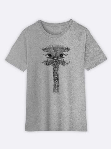 WOOOP Shirt "Ostrich" grijs