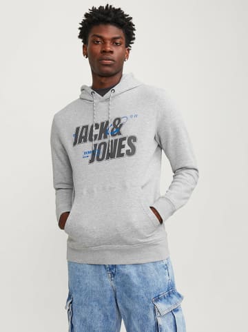 Jack & Jones Hoodie lichtgrijs