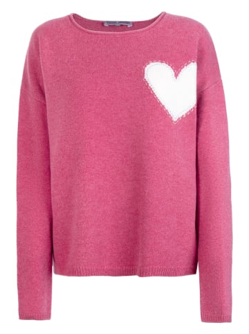 LIEBLINGSSTÜCK Wełniany sweter w kolorze różowym