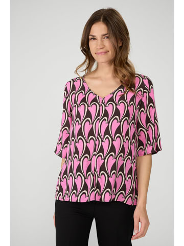 LIEBLINGSSTÜCK Bluse in Pink/ Schwarz