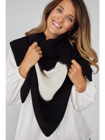 LIEBLINGSSTÜCK Wollen sjaal zwart - (L)206 x (B)80 cm