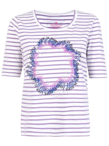LIEBLINGSSTÜCK Shirt in Weiß/ Lila