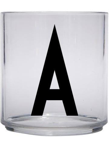 Design Letters Beker "A" transparant - 220 ml