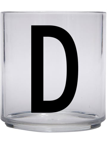 Design Letters Beker "D" transparant - 220 ml