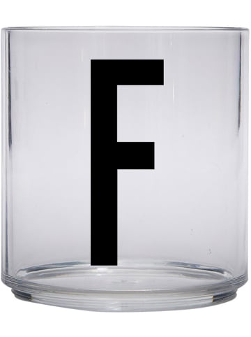 Design Letters Becher "F" in Transparent - 220 ml