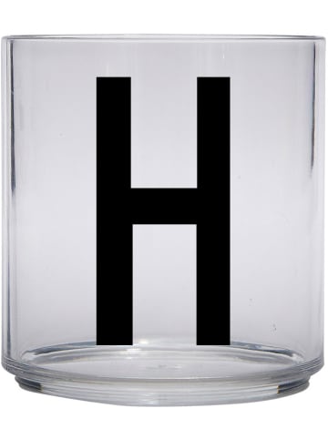 Design Letters Becher "H" in Transparent - 220 ml