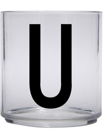 Design Letters Beker "U" transparant - 220 ml