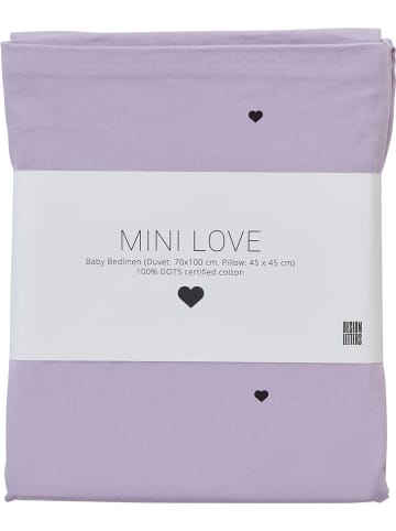 Design Letters Komplet pościeli "Mini Favourite" w kolorze fioletowym