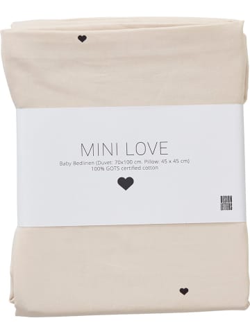 Design Letters Komplet pościeli "Mini Favourite" w kolorze beżowym