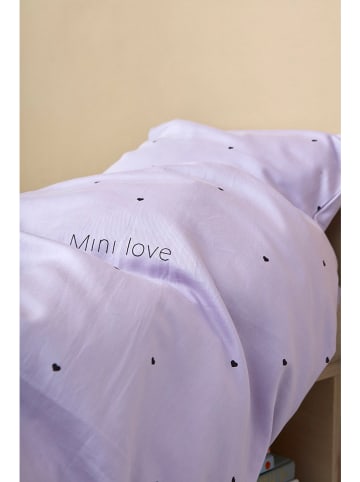 Design Letters Beddengoedset "Mini Favourite" paars - (L)140 x (B)100 cm