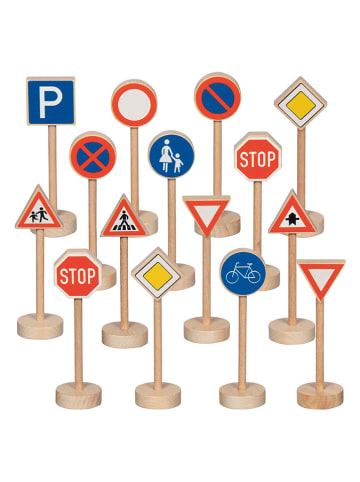 Goki 15-częściowy zestaw znaków drogowych - 3+
