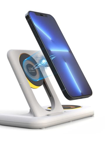 SWEET ACCESS Docking-Station für iPhone und Apple Watch in Weiß