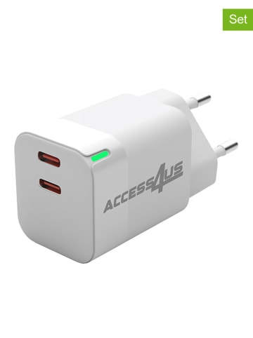 SmartCase 3-częściowy zestaw do ładowania w kolorze białym