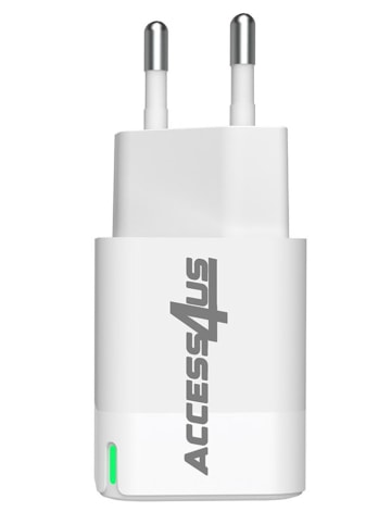 SWEET ACCESS 3tlg. Set: USB-C-Netzadapter und USB-C-Kabel in Weiß