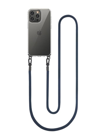 SmartCase Łańcuszek "Paris" w kolorze granatowym do telefonu - dł. 130 cm