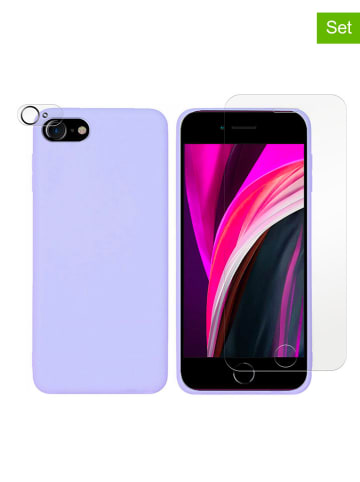SWEET ACCESS 3-częściowy zestaw w kolorze fioletowym do iPhone 7/8/SE/SE2/S3