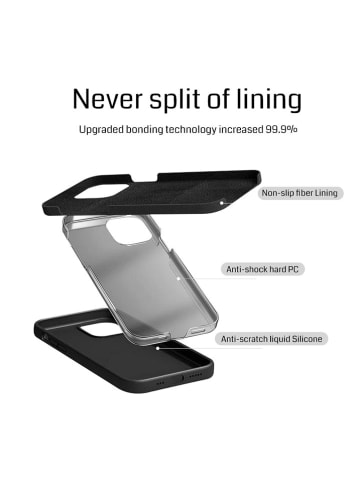 SmartCase 3-częściowy zestaw ochronny w kolorze czarnym do iPhone 13
