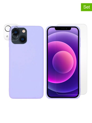SWEET ACCESS 3-częściowy zestaw w kolorze fioletowym do iPhone 14 PRO MAX