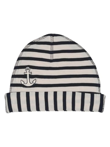 ebbe Czapka beanie "Seamus" w kolorze kremowo-granatowym