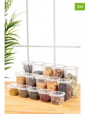 Violeta Home 15er-Set: Vorratsbehälter in Transparent
