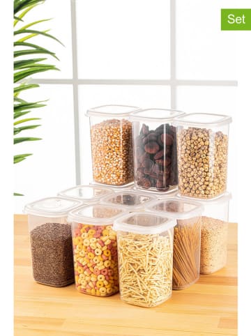 Violeta Home 12-delige set: voorraadcontainers transparant - 1,2 l