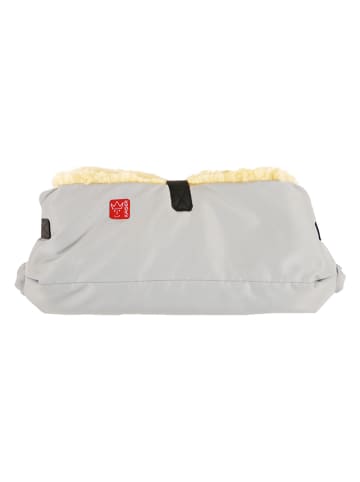 Kaiser Naturfellprodukte Handwarmer met lamsvacht "Double" lichtgrijs - (L)45 x (B)22 cm