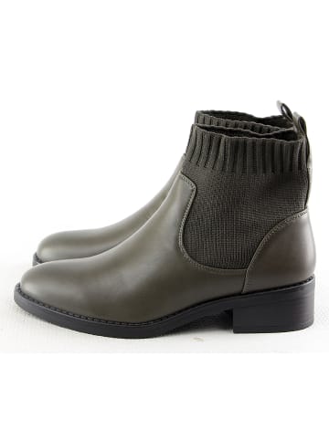 C'M Chelseaboots groen