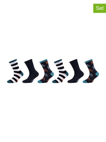 S. Oliver 6-delige set: sokken zwart/wit