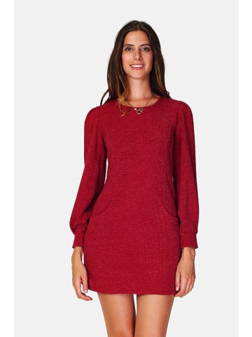 ASSUILI Kaschmir-Kleid in Rot