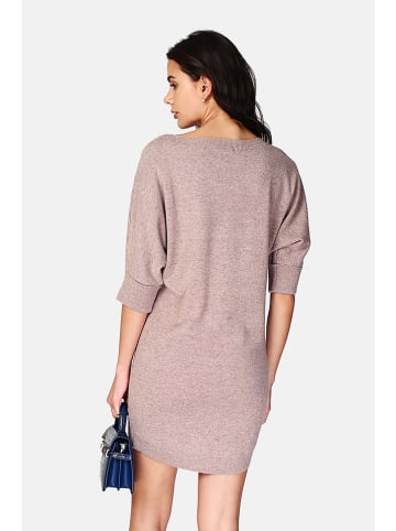 ASSUILI Kaschmir-Strickkleid in Beige