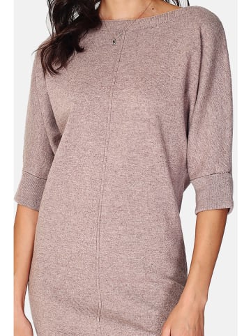 ASSUILI Kasjmieren gebreide jurk beige