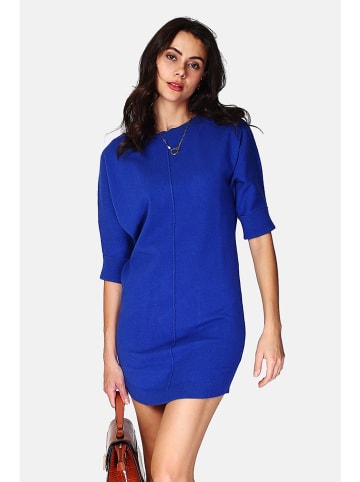 ASSUILI Gebreide jurk blauw