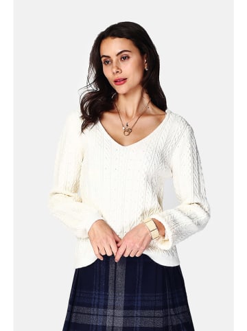 ASSUILI Cardigan in Weiß