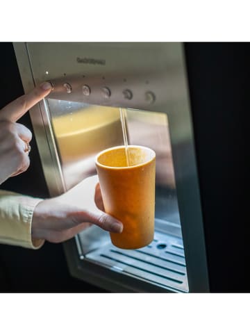 koziol 2er-Set: Becher "Connect Cup L" in Hellbraun - 350 ml