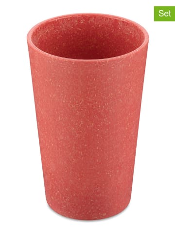 koziol Kubki (2 szt.) "Connect Cup L" w kolorze czerwonym - 350 ml