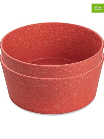 koziol Miski (2 szt.) "Connect Bowl 0,4" w kolorze czerwonym - 0,4 l