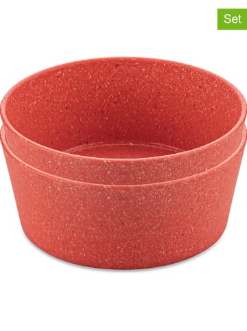koziol Miski (2 szt.) "Connect Bowl 0,9" w kolorze czerwonym - 0,9 l