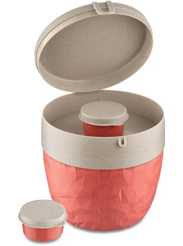 koziol Pojemnik "Bentobox L" w kolorze czerwonym na lunch - 14,2 x 13 x 13,5 cm