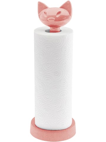 koziol Uchwyt "Miao" w kolorze czerwonym na ręcznik papierowy - wys. 36,9 cm
