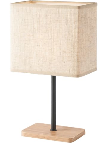 FH Lighting Tischleuchte "Kate" in Hellbraun - (B)17 x (H)30 x (T)10 cm