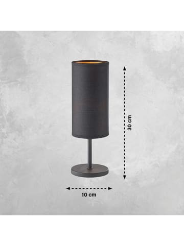 FH Lighting Tafellamp "Kira" zwart - (H)30 x Ø 10 cm