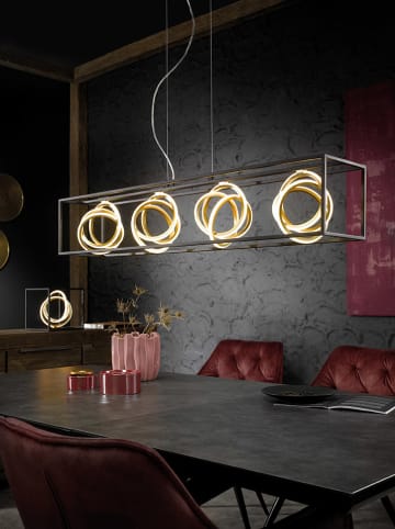 FISCHER & HONSEL Ledtafellamp "Gisi" zwart - (B)25 x (H)25 x (D)25 cm