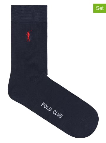 Polo Club 2-delige set: sokken donkerblauw