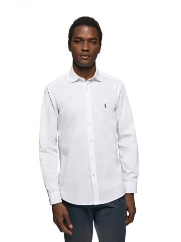 Polo Club Blouse - slim fit - wit