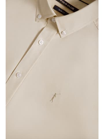 Polo Club Koszula - Slim fit - w kolorze beżowym