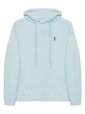 Polo Club Hoodie in Hellblau