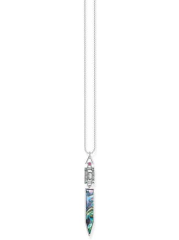 Thomas Sabo Silber-Halskette mit Schmuckelementen - (L)45 cm